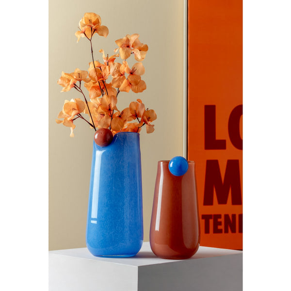 Vase Bolita medium und gross blau